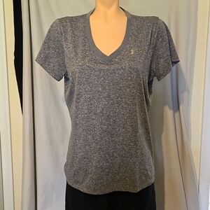 Under Armour v neck moisture, wicking t shirt